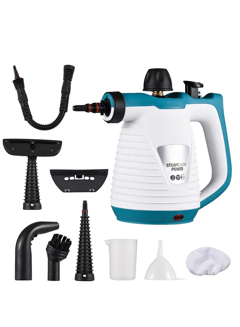 DUNISO Handheld Steam Cleaner, Multifunctional High Temperature Pressurized Steam Cleaning Machine,with Safety Lock and 9 Pcs Accessory to Remove Grime, Grease,for Kitchen Sofa Bathroom Car Window - Image 1