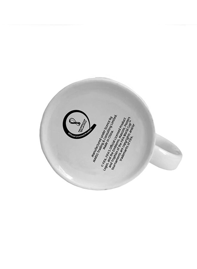 FIFA World Cup 2022 Printed Ceramic Mug 450ml Brazil - Image 3