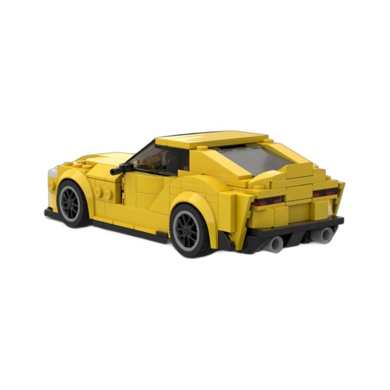 Moc Compatible Lego Patchwork Toy Gift Boy Model Toyota Supra Gr Racing Sports Car - Image 5
