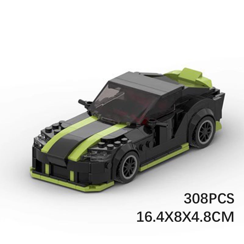 Moc Compatible Lego Patchwork Toy Gift Boy Model Toyota Supra Gr Racing Sports Car - Image 1