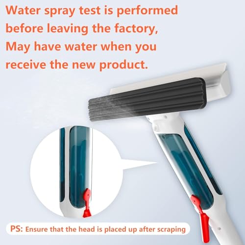 KEYOZA Professional Window Wiper 190 cm Extension Rod, Squeegee Window Spray Water & Dirty Water Catcher Design, 3-in-1 Scratch-Resistant Window Cleaner Set for Cleaning Mirrors Showers Glass High Windows - Image 5