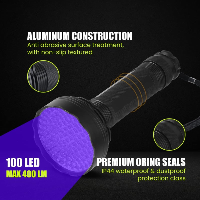 Lichamp AC Leak Detector Kit with UV Light and Protective Glasses - Image 4