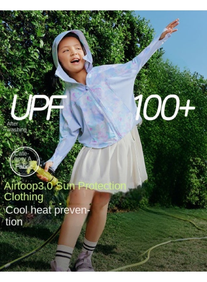 Cooling Sun Protection】spring And Summer New Kids Sun Protection Cape, Skin-friendly Comfort, Breathable And Uv-resistant - Image 1