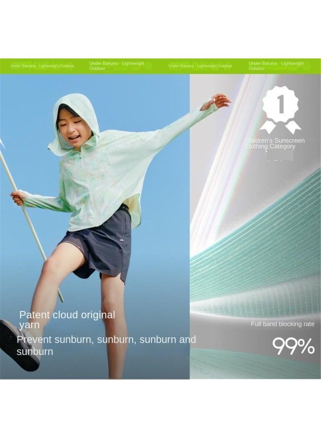 Cooling Sun Protection】spring And Summer New Kids Sun Protection Cape, Skin-friendly Comfort, Breathable And Uv-resistant - Image 3