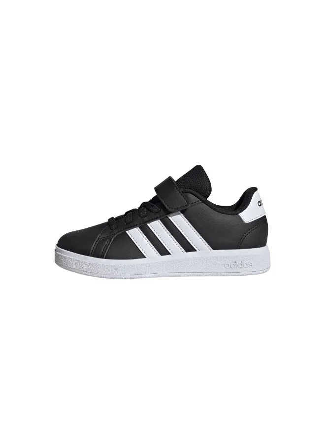 adidas حذاء جراند كورت 2.0 إل سي أسود رياضي للأطفال 10K