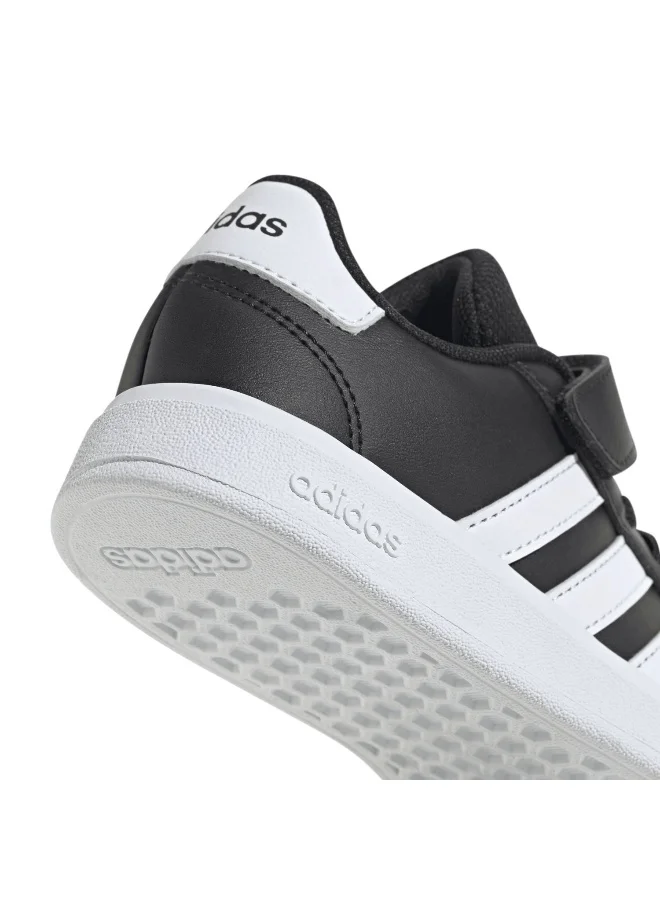 adidas حذاء جراند كورت 2.0 إل سي أسود رياضي للأطفال 10K