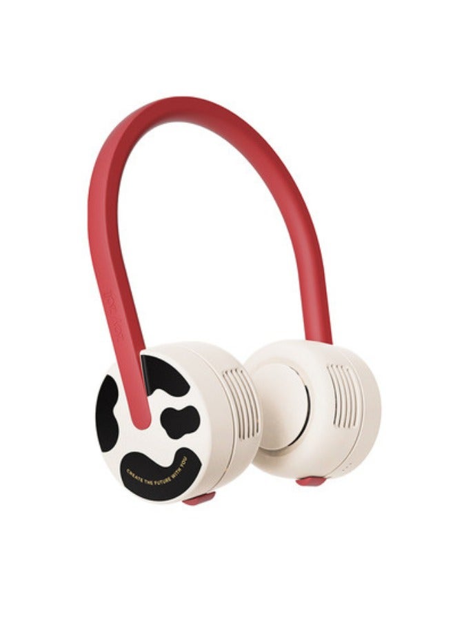 Turtees® Portable Neck Fan, Wearable Personal Fan Hands for Kids Leafless USB Rechargeable 3 Speeds for Office Outdoor Travel - Image 1