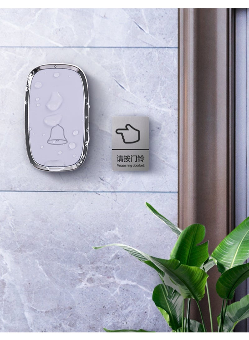 Home Doorbell Communication Digital Music Doorbell Pager Remote Control Doorbell A101 1T1  - Image 3