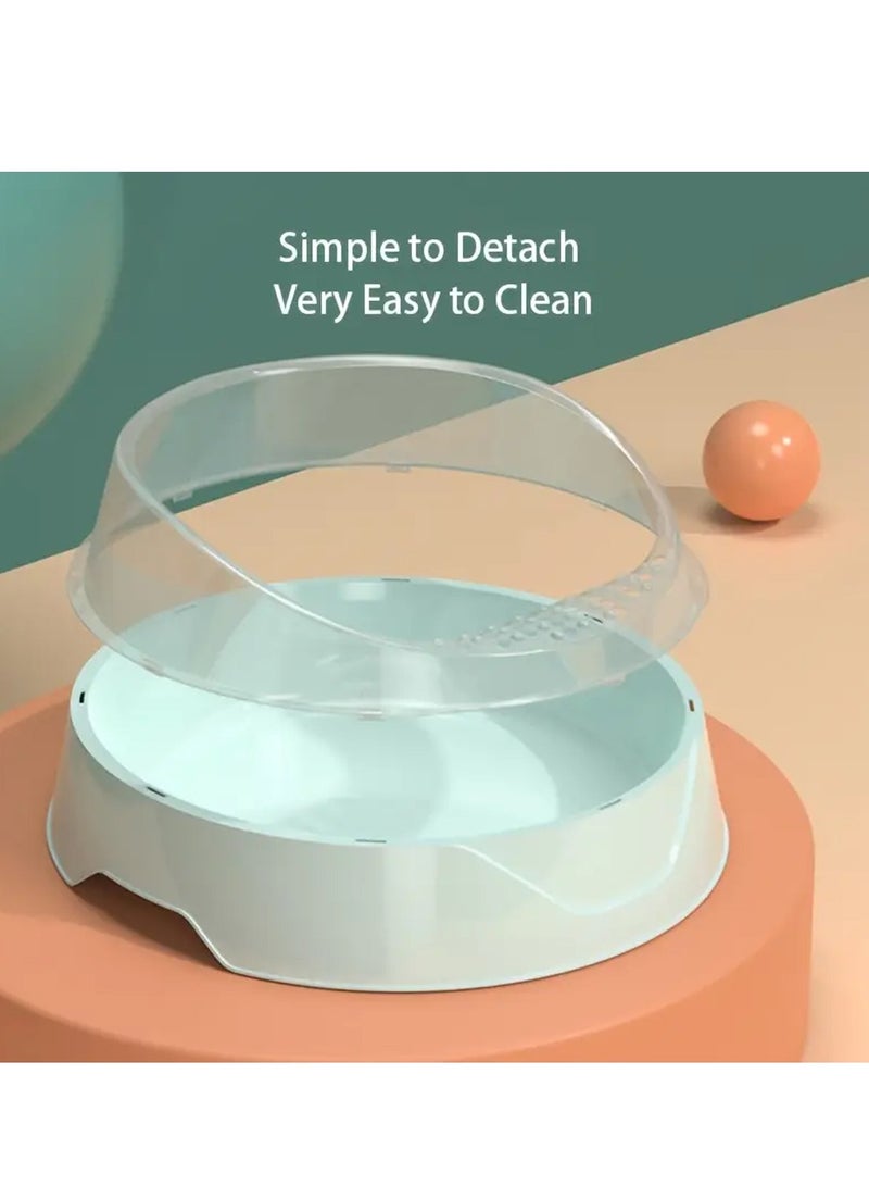 Semi-enclosed Cat Litter Box Super-large Odor Barrier Anti-belt Sand Fully Open Feces Pot Small Kitten Toilet Cat Supplies - Image 4