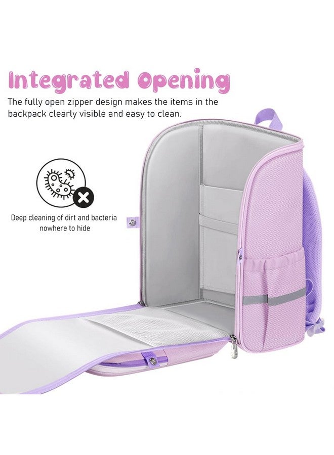 PALAY PALAY® School Backpack for Girls, Unicorn Cartoon School Backpack Girls Backpack for School, Travel, Camping, Burden-relief School Backpack for Kids 3-6 Years Old - Image 4