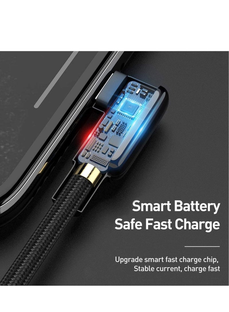 USB Type C Cable,AICse USB A to USB C Cable (6ft 60W) Scalable Spring PD Type C Charging Cable for MacBook Pro 2020, iPad Pro, iPad Air 4, Galaxy S20, Switch, Pixel, Other USB C - Image 4