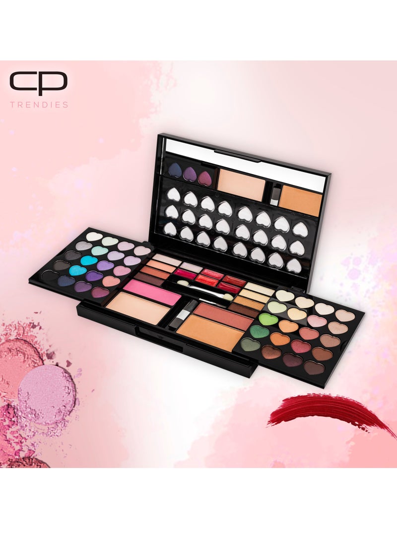 CP Trendies Alluring Beauty Make Up Kit - 86 Pcs Set, Ultimate Color Complete Makeup Kit Gift Set for Women| All-in-one Makeup Kit  - Image 5