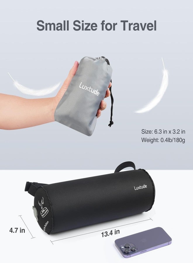 لوكس تيود وسادة دعم أسفل الظهر قابلة للنفخ من لوكستود للسفر بالطائرة، وسادة دعم أسفل الظهر قابلة للنفخ للسيارة وكرسي المكتب - Image 3