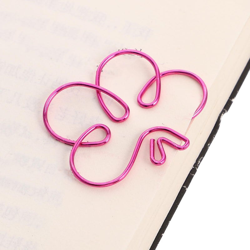 Pink And Blue Butterfly Shaped Paperclips 24pcs Decorative Bookmarks For Office School - Image 4