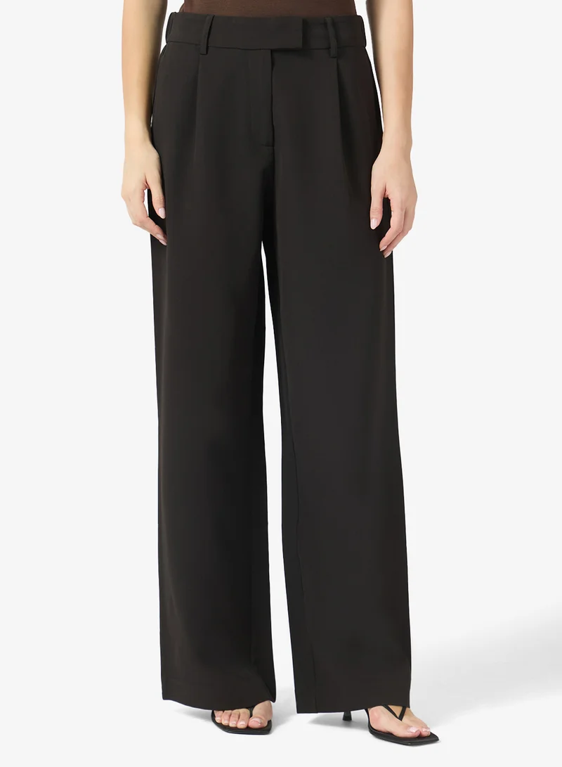 Only Casual High Waist Straight Trousers