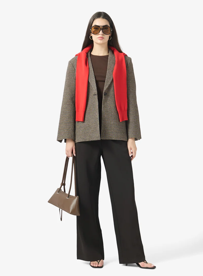 Only Casual High Waist Straight Trousers