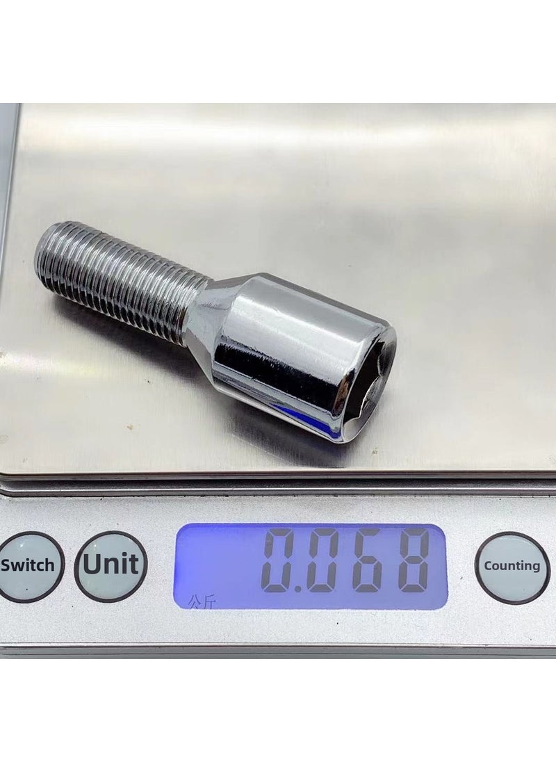 Generic Extended Lug Nuts for Luxury Car Rims M12x1.25 Hexagon socket bolt 