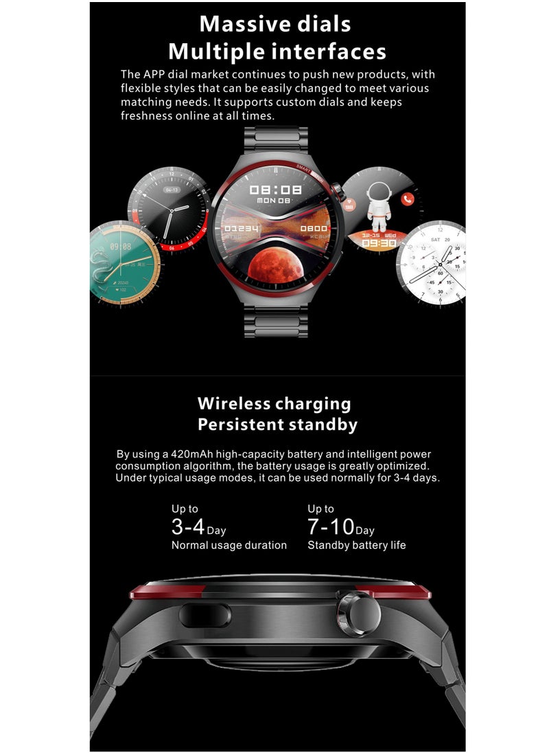 Joshberg 2024 The latest S100Max Smart Watch 1.62 Inch Wireless Charging Waterproof Bluetooth Talk Watch Touch-Screen Watch  - Image 4