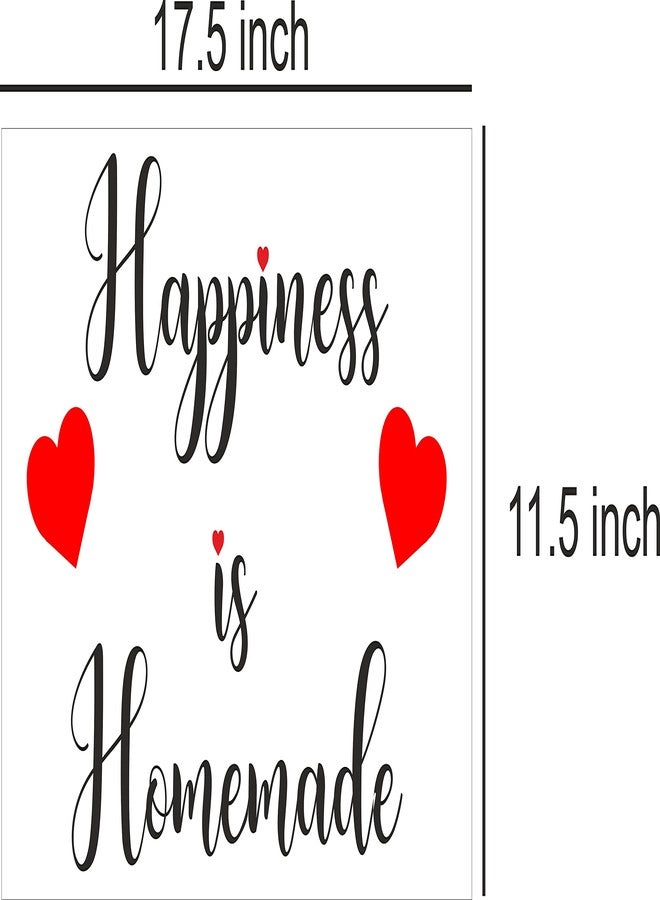 Atmiyamart Happiness is Homemade Vinyl Sticker from Wall Kitchen (Room) 12x18 inch 1 Copy(hj) - Image 2