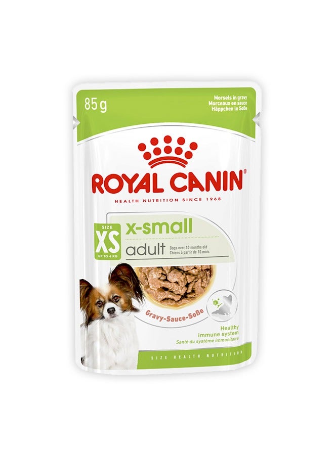 رويال كانين طعام الكلاب XS للبالغين - 85 جرام (عبوة من 12 قطعة) - Image 2