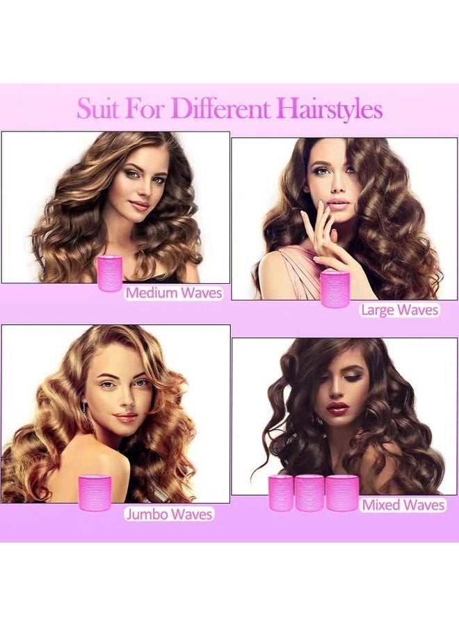 SWEETPEA�4PCS Hair Rollers For Hair Curling | Self Grip Holding Rollers | Rollers for Hair - Hair Rollers for Long Medium Short Hair (SVR019) (7 X 6 CM) - Image 4