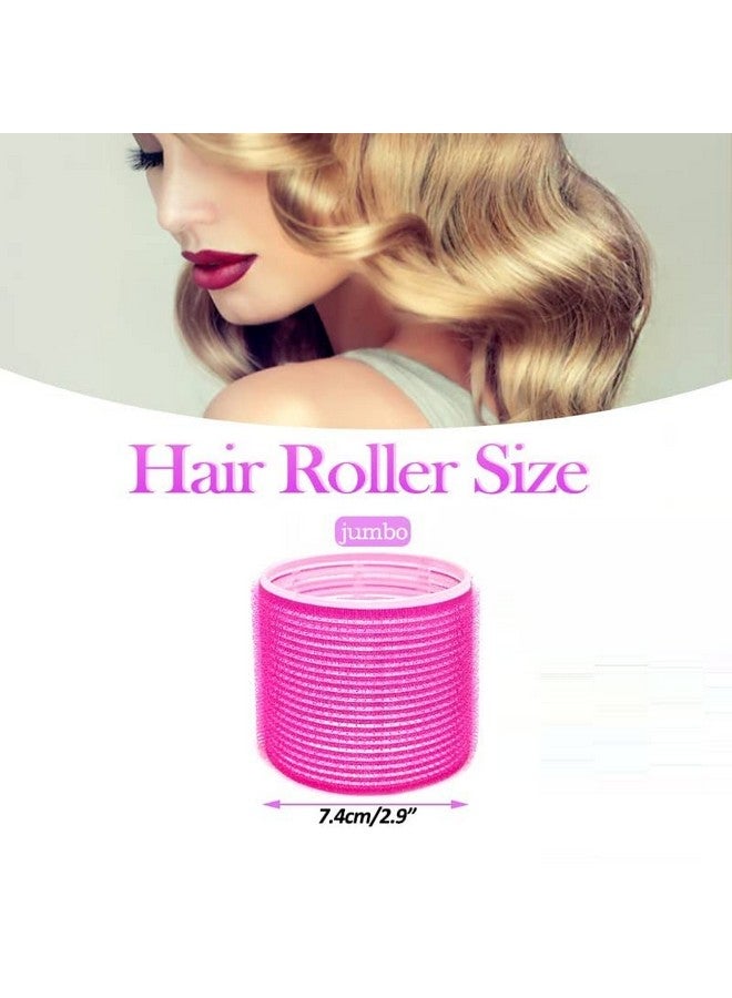 SWEETPEA�4PCS Hair Rollers For Hair Curling | Self Grip Holding Rollers | Rollers for Hair - Hair Rollers for Long Medium Short Hair (SVR019) (7 X 6 CM) - Image 2