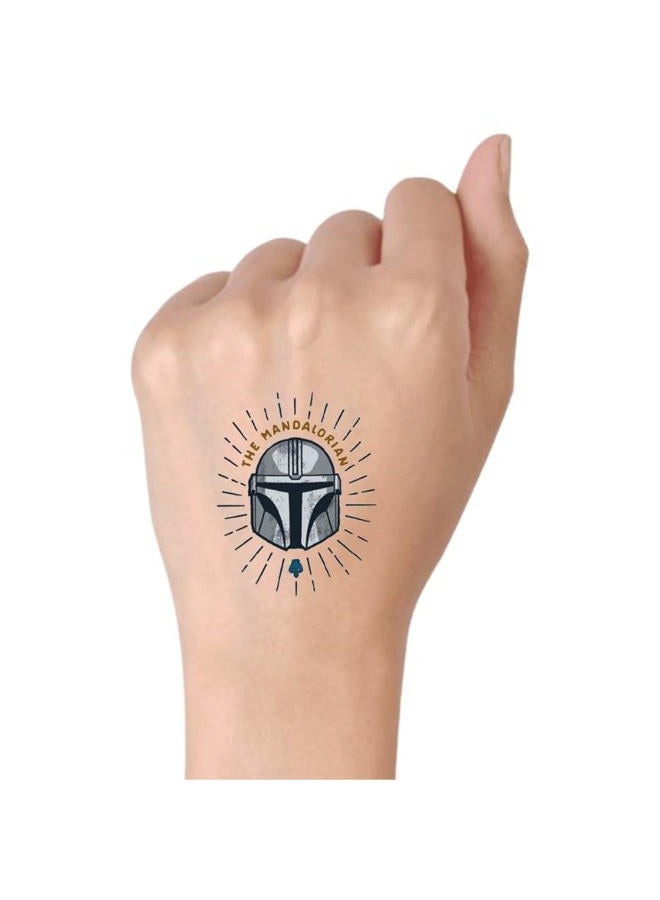Amscan The Mandalorian The Child Tattoos - 2" x 1.75" (8 Pcs) | Assorted Multicolor Design Tattoos - Perfect for Kids Parties and Events - Image 4