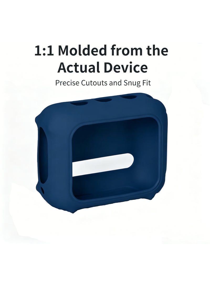 QIRG Speaker Silicone Case for JBL Go 5 (Dark Blue) - Image 5
