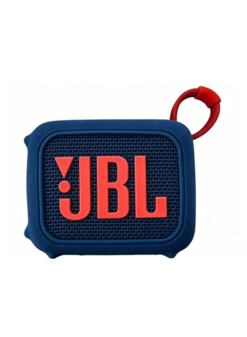 QIRG Speaker Silicone Case for JBL Go 5 (Dark Blue) - Image 3