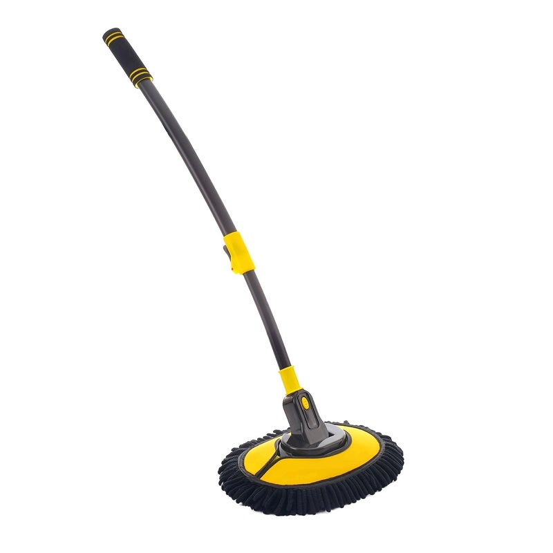 PETO High-Quality Extendable Car Cleaning Mop with Microfiber Chenille Brush – Adjustable Long Handle for Streak-Free Cleaning - Image 2