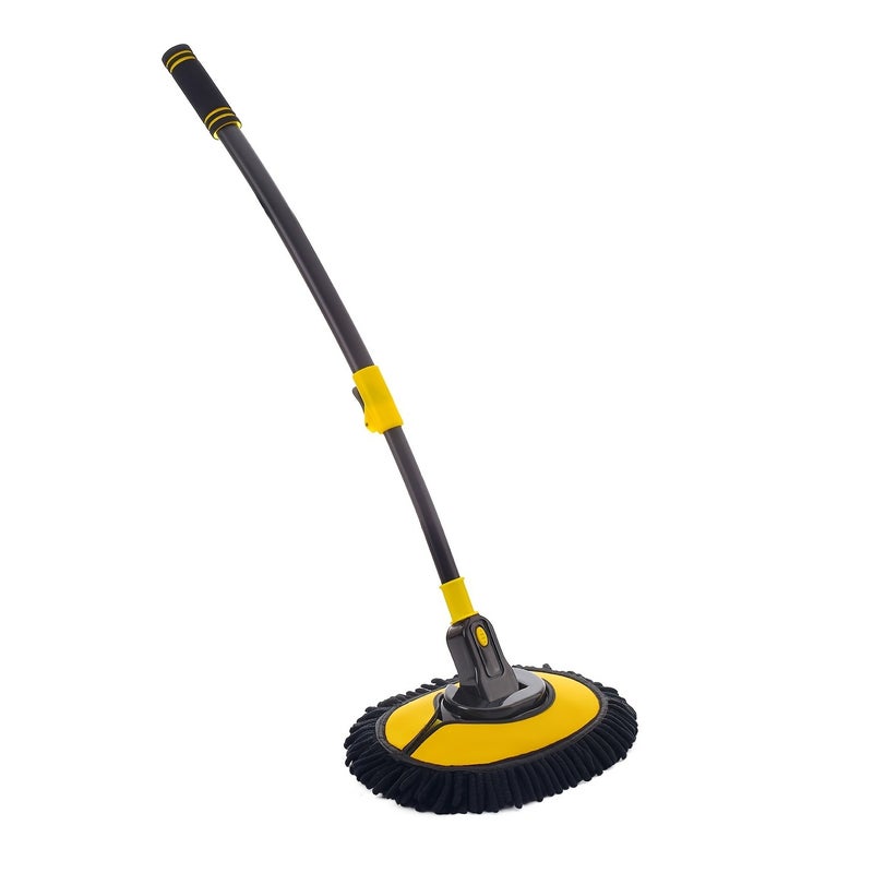 PETO High-Quality Extendable Car Cleaning Mop with Microfiber Chenille Brush – Adjustable Long Handle for Streak-Free Cleaning - Image 5