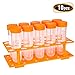 TEKEFT Primary Science Jumbo Test Tubes with Stand Set of 10 Tubes Ages 3 - Image 3