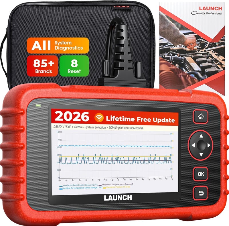 LAUNCH CRP129X Auto Diagnostic Tool OBD2 ABS SRS Engine Gearbox Scanner - Image 1