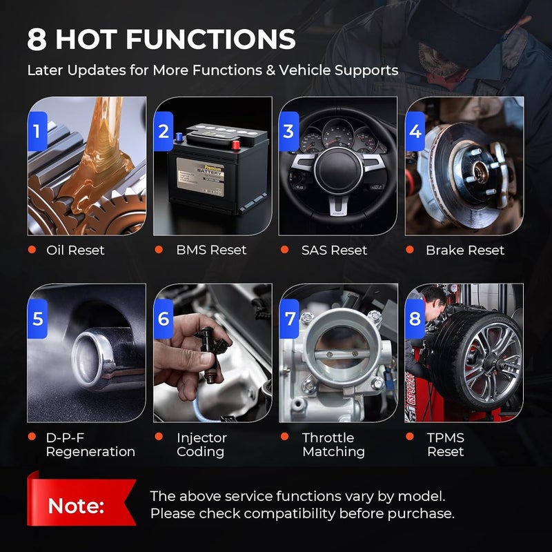 LAUNCH CRP129X Auto Diagnostic Tool OBD2 ABS SRS Engine Gearbox Scanner - Image 3