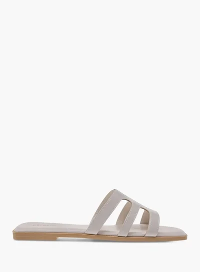 Celeste Women's Solid Slip-On Flat Sandals