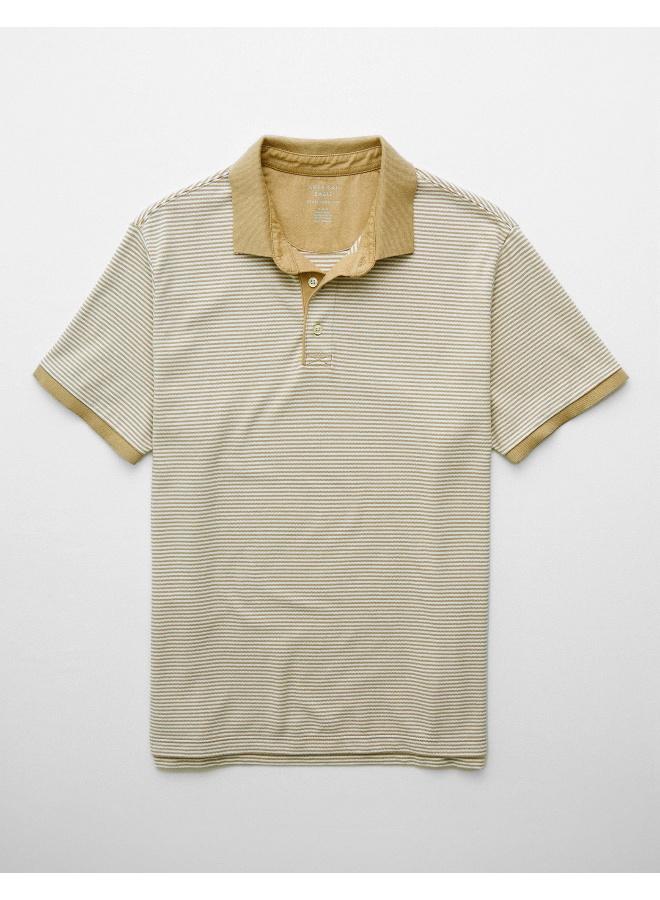 American Eagle AE Flex Pique Striped Polo Shirt - Image 3