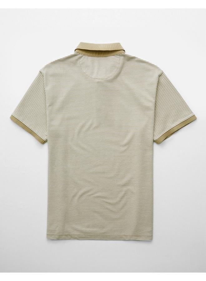 American Eagle AE Flex Pique Striped Polo Shirt - Image 2