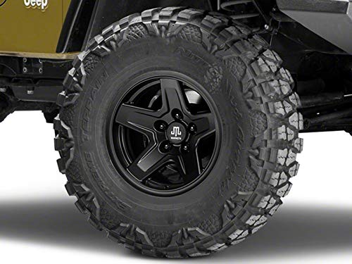 Mammoth Boulder Wheel in Matte Black 15x8 Aggressive Styling Rim Fits Jeep Wrangler TJ 19972006