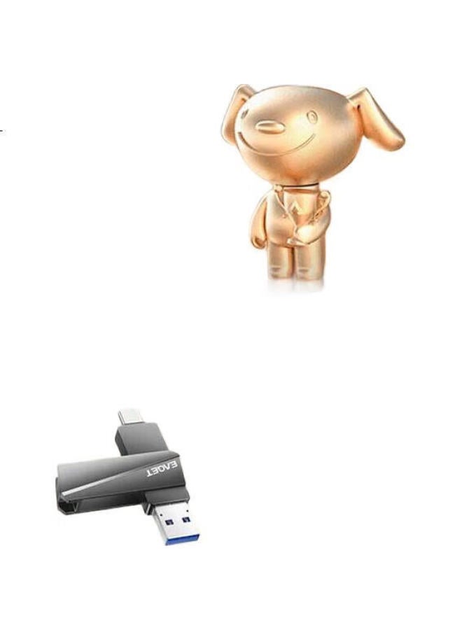 EAGET Eaget 64Gb Type-C Usb3.2 Mobile Phone U Disk Cf60 Dual Interface Mobile Computer Dual-Use High-Speed Android Apple Ipad Notebook Large Capacity Office Car U Disk - Image 3