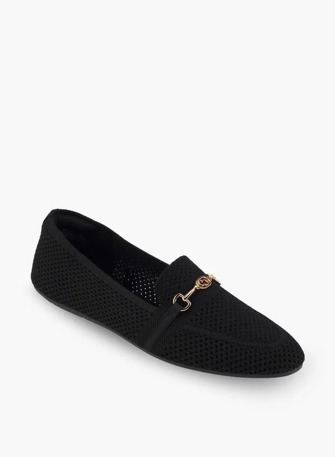 سيليست Women Metallic Accent Slip-On Loafers