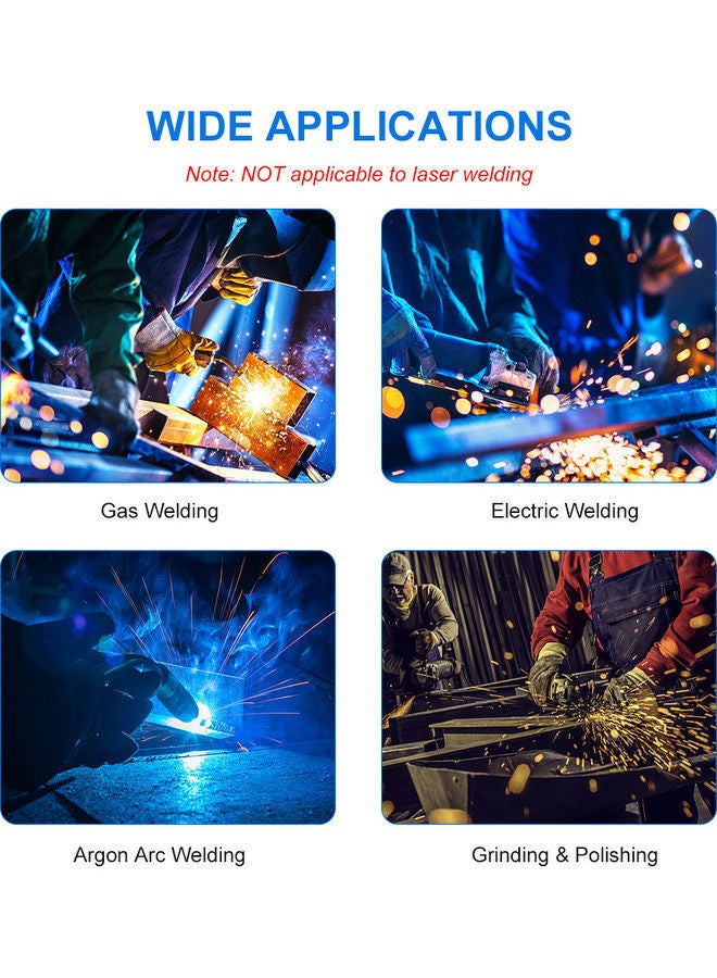 NIBEMINENT Protective Solar Automatic Welding Glasses Green/Yellow - Image 5