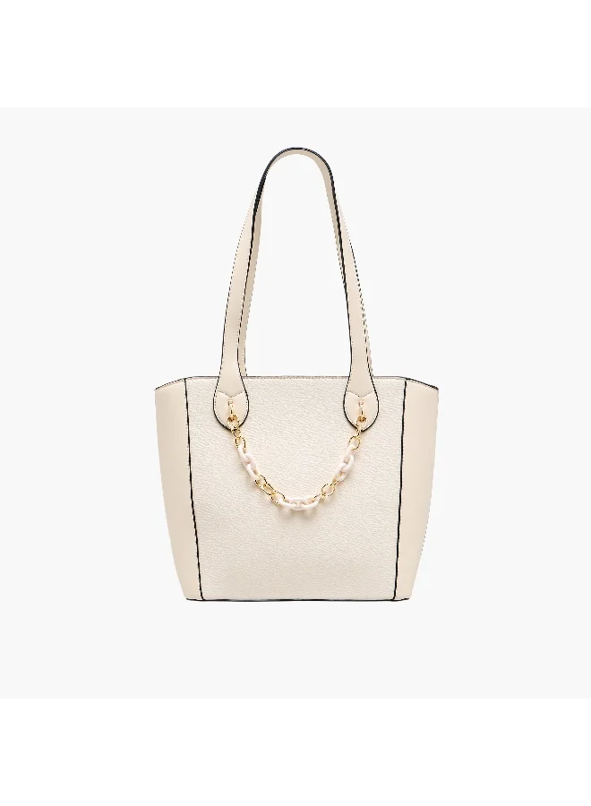 Sasha Sasha Tom Tote Bag with Chain Detail