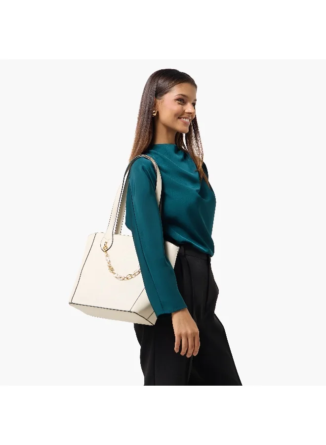 Sasha Sasha Tom Tote Bag with Chain Detail