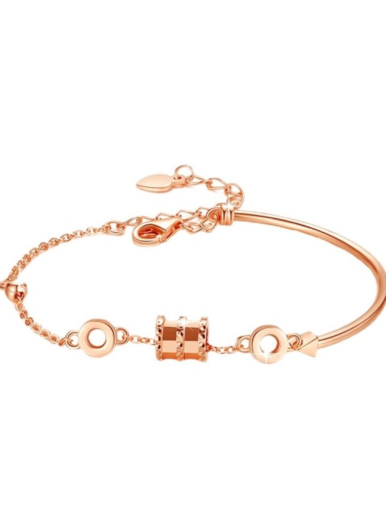 Generic - Rose Gold Half Bracelet Half Bangle - Image 1