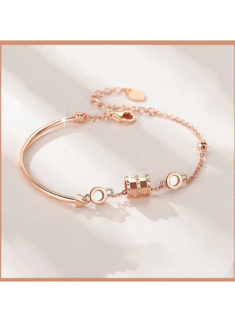 Generic - Rose Gold Half Bracelet Half Bangle - Image 1