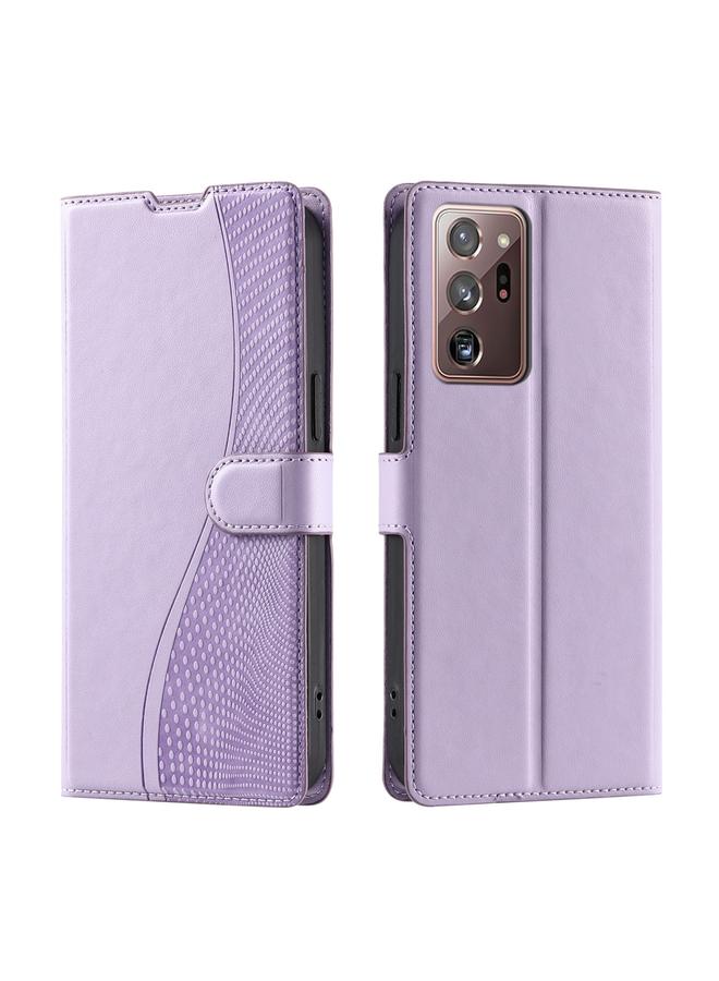 S-TOP Case For Samsung Galaxy Note20 Ultra Voltage Ultra-thin Dot Leather Phone Case - Image 1