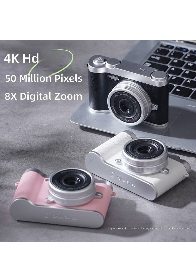 ميباي كاميرا رقمية ثنائية العدسة عالية الدقة بتصميم رجعي للأطفال - 20 ميجابكسل CCD، تقريب 8x، تصوير فوري، نقل الصور إلى الهاتف - Image 3