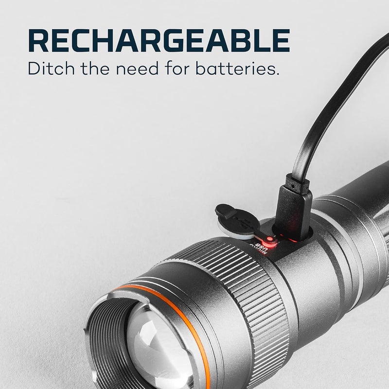 NEBO 187 KILLER PADS Franklin Slide 500 Lumens Rechargeable Flashlight & Work Light with Magnetic Base - Image 3
