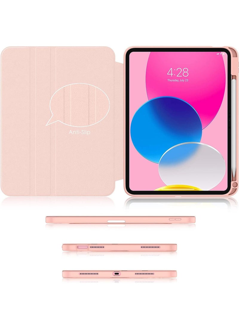 Rotating Case for iPad (A16) 11th 11 inch 2025 Gen iPad 11 Case/Case For iPad 10th Gen Case 2022 iPad 10 Case with Pencil Holder, 360 Degree Rotation Protective Stand Cover Clear Back, Auto Wake/Sleep