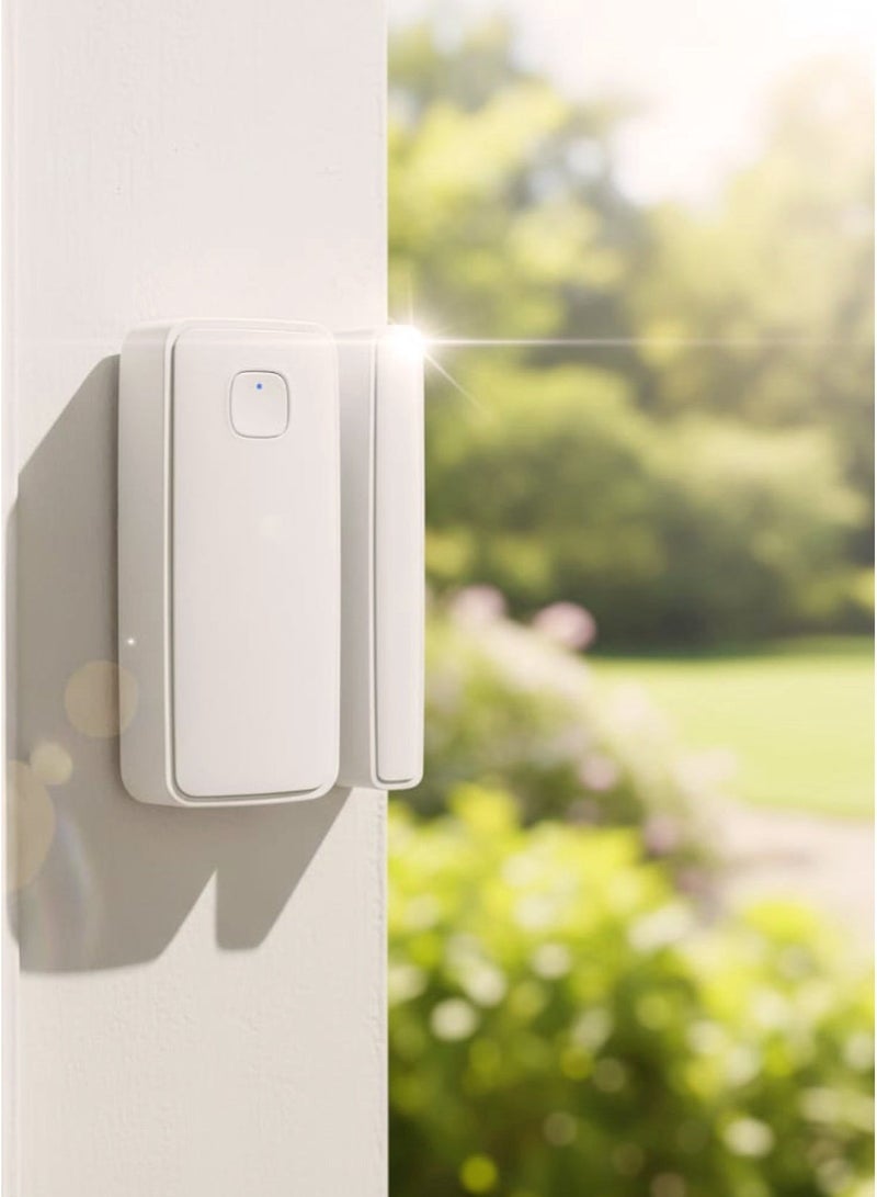 Smart Door And Window Sensor Smart Door And Window Alarm Wi-Fi Enabled Wireless Security Sensor Compatible With Google Home & Tuya Instant Mobile Alerts Easy Installation Design Size 93 × 40mm - Image 3